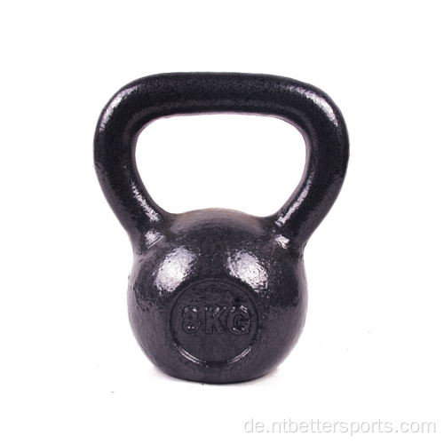 Hammerton beschichtete schwarze Gusseisen -Kettlebell